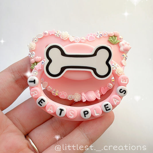 Treats please puppy paci