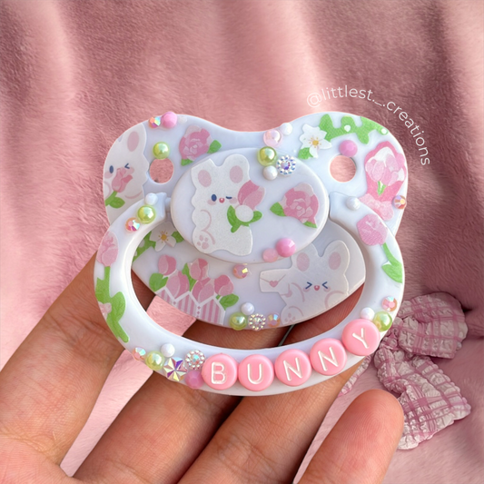 Bunny sticker paci