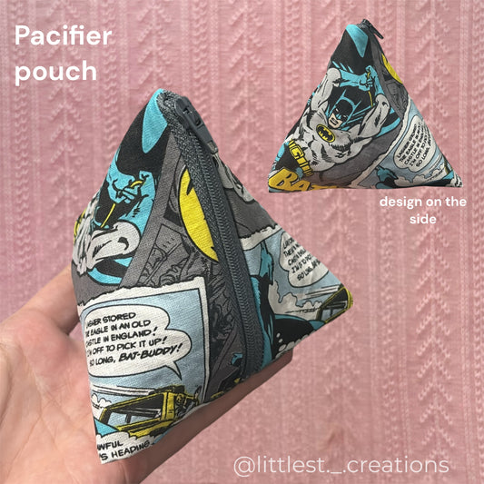 Batman paci pouch