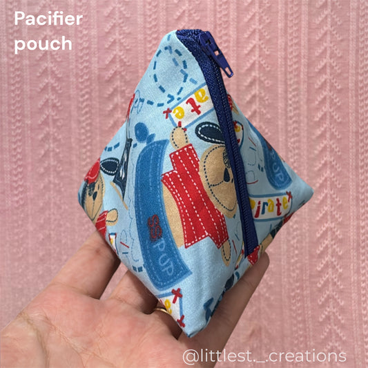 Pirate pup paci pouch