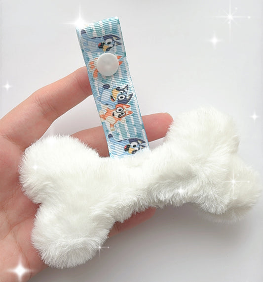 Bluey bone paci clip