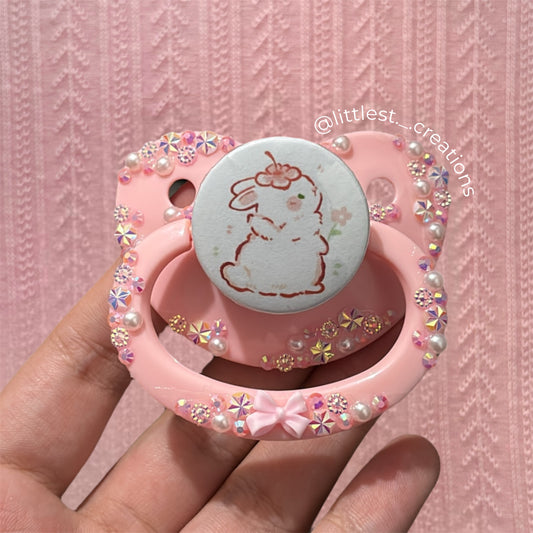 Flower Bunny Deco Paci