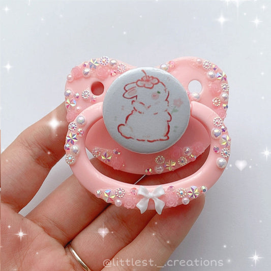 Flower Bunny Deco Paci