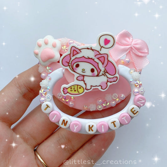 Tiny Kitten Deco Paci